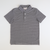 Boys Signature S/S Knit Polo - Black & White Thin Stripe