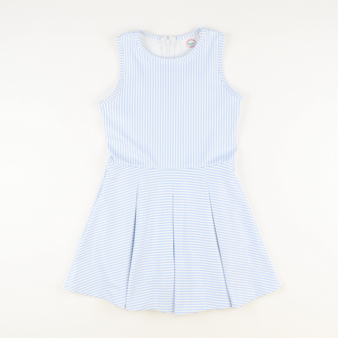 Performance Dress - Light Blue Stripes