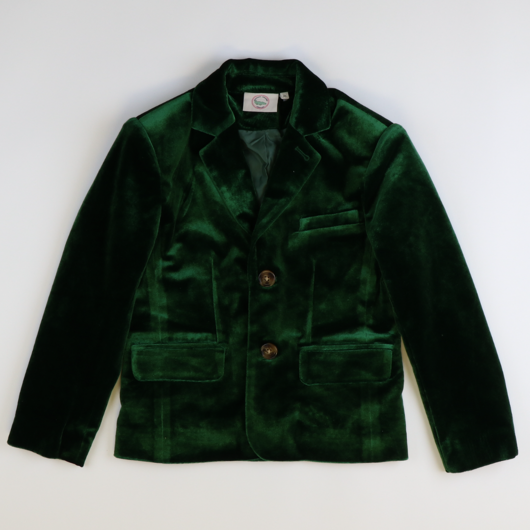 Signature Blazer - Dark Green Velvet - Stellybelly