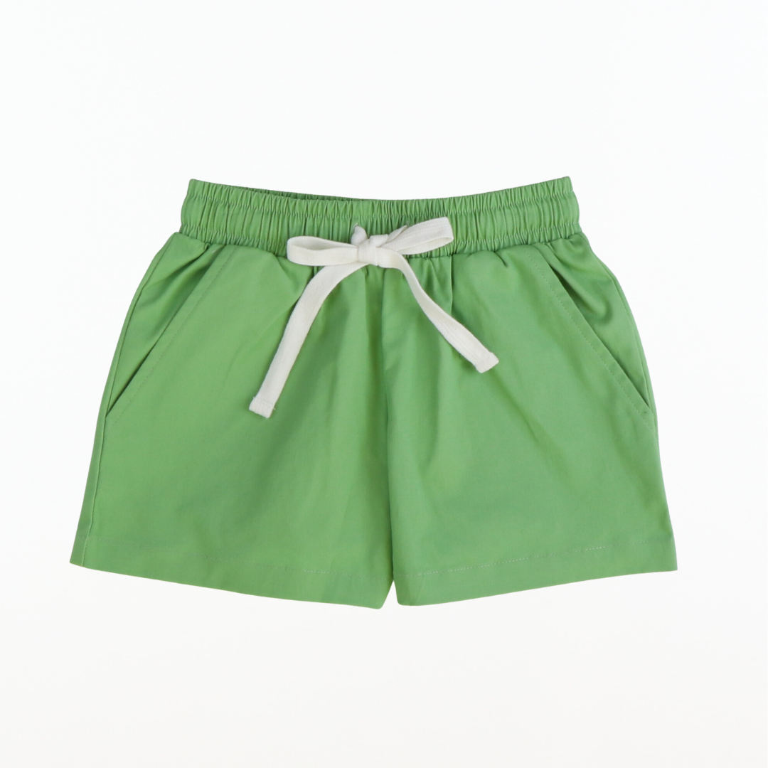 Boys Signature Twill Shorts - Resort Green - Stellybelly