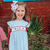 Smocked ABC & Apples Dress - Light Blue Stripe Knit - Stellybelly