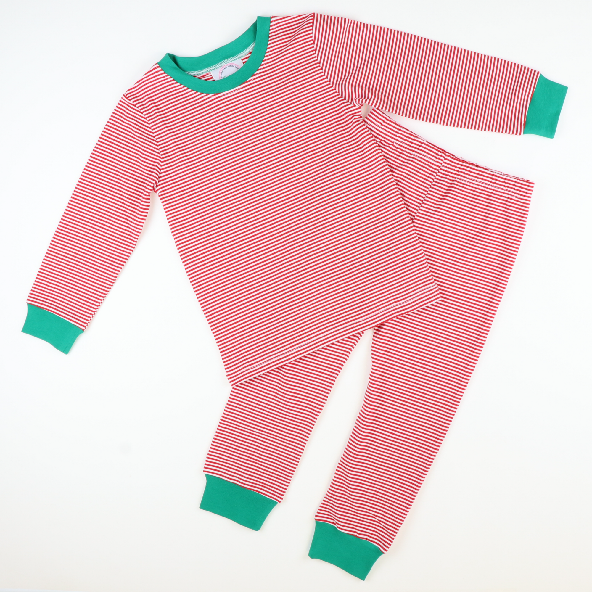 Red Stripe Knit Pajama Set - Stellybelly