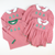 Appliquéd Christmas Trees Collared Dress - Red Stripe Knit - Stellybelly