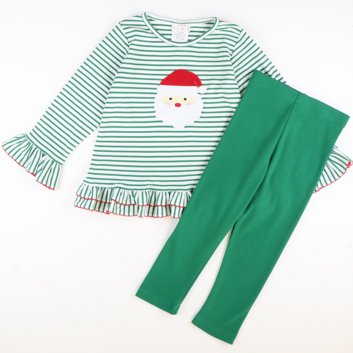 Knit Leggings - Christmas Green - Stellybelly