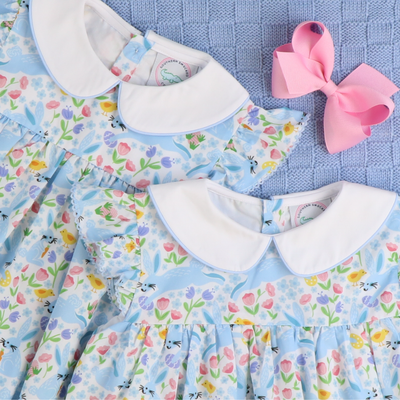 Collared Girl Bubble - Bunny Hop