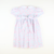 Smocked Geo Collared Dress - Pink Poppy - Stellybelly
