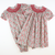 Smocked Christmas Floral Geo Girl Long Bubble - Stellybelly