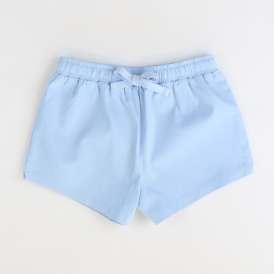 Girls Twill Shorts - Light Blue