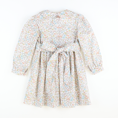 Autumn Floral Collared Dress - Stellybelly