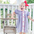 Embroidered Apples Dress - Royal Blue Gingham - Stellybelly