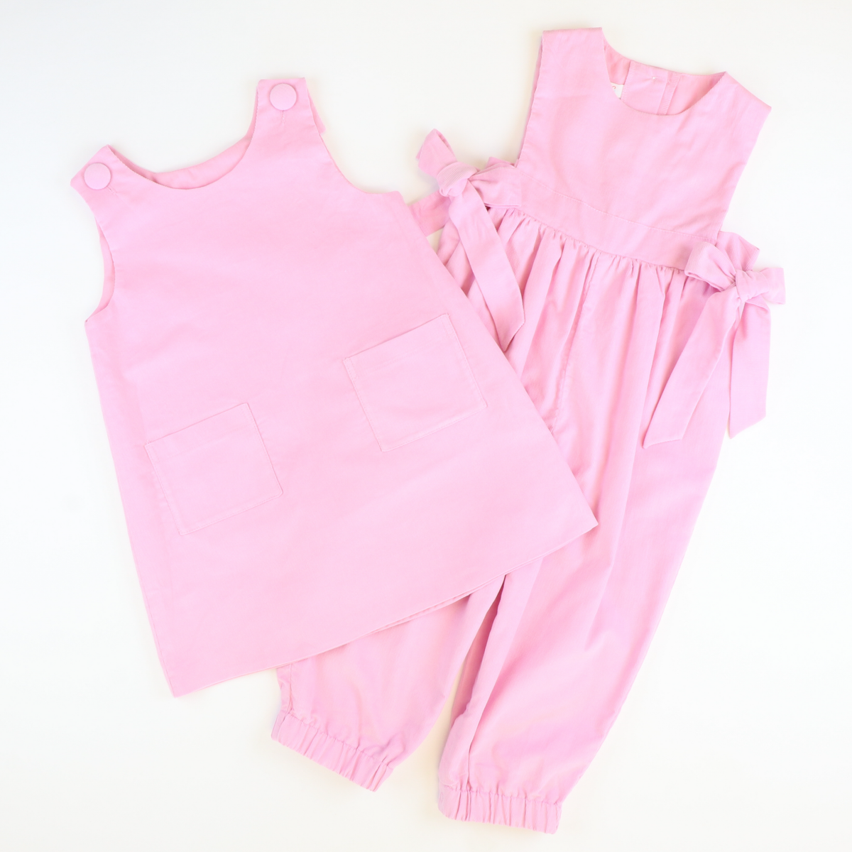 Classic Corduroy Romper - Light Pink - Stellybelly