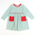 Out & About Knit L/S Pocket Dress - Christmas Green Stripe - Stellybelly