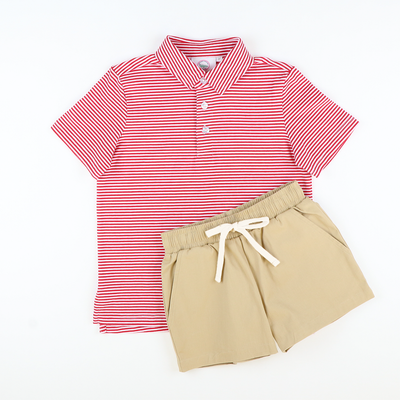 Signature Twill Shorts - Khaki