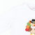 Appliquéd Pilgrim Turkey Long Sleeve Shirt - White Knit - Stellybelly