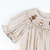 Smocked Thanksgiving Pals Bishop - Khaki Mini Gingham - Stellybelly