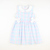 Collared Side Bow Dress - Pastel Check