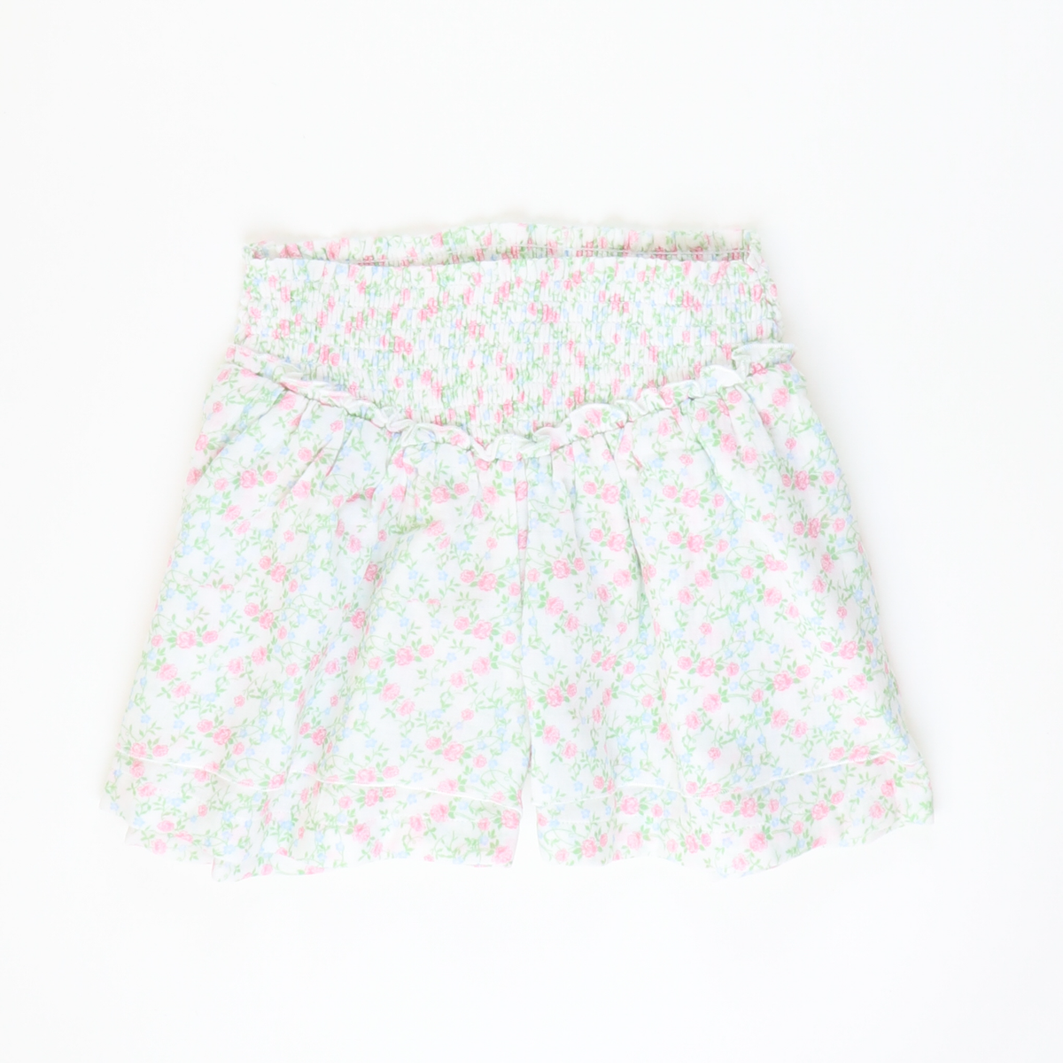 Flowy Shorts - Pink & Blue Floral - Stellybelly