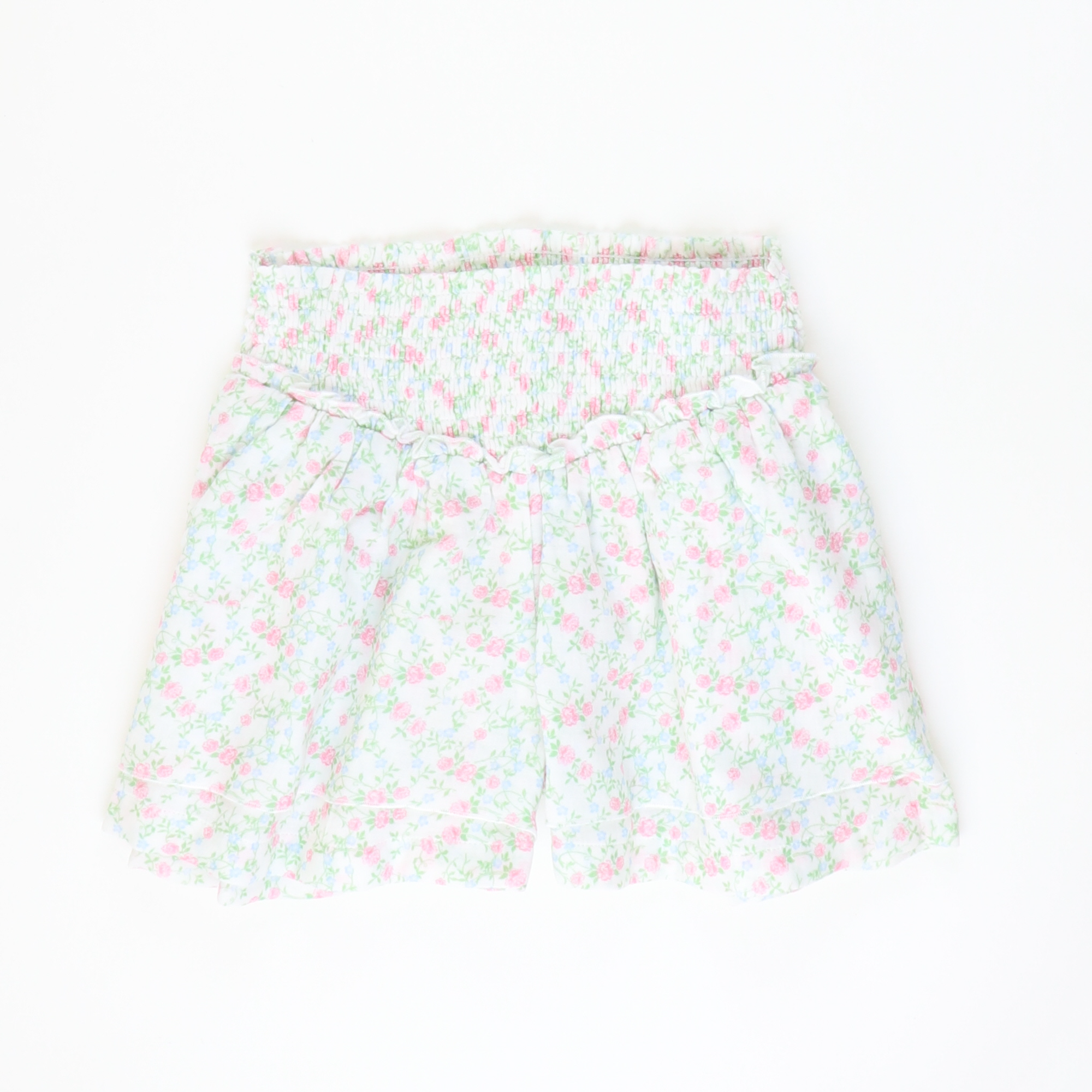 Flowy Shorts - Pink & Blue Floral - Stellybelly