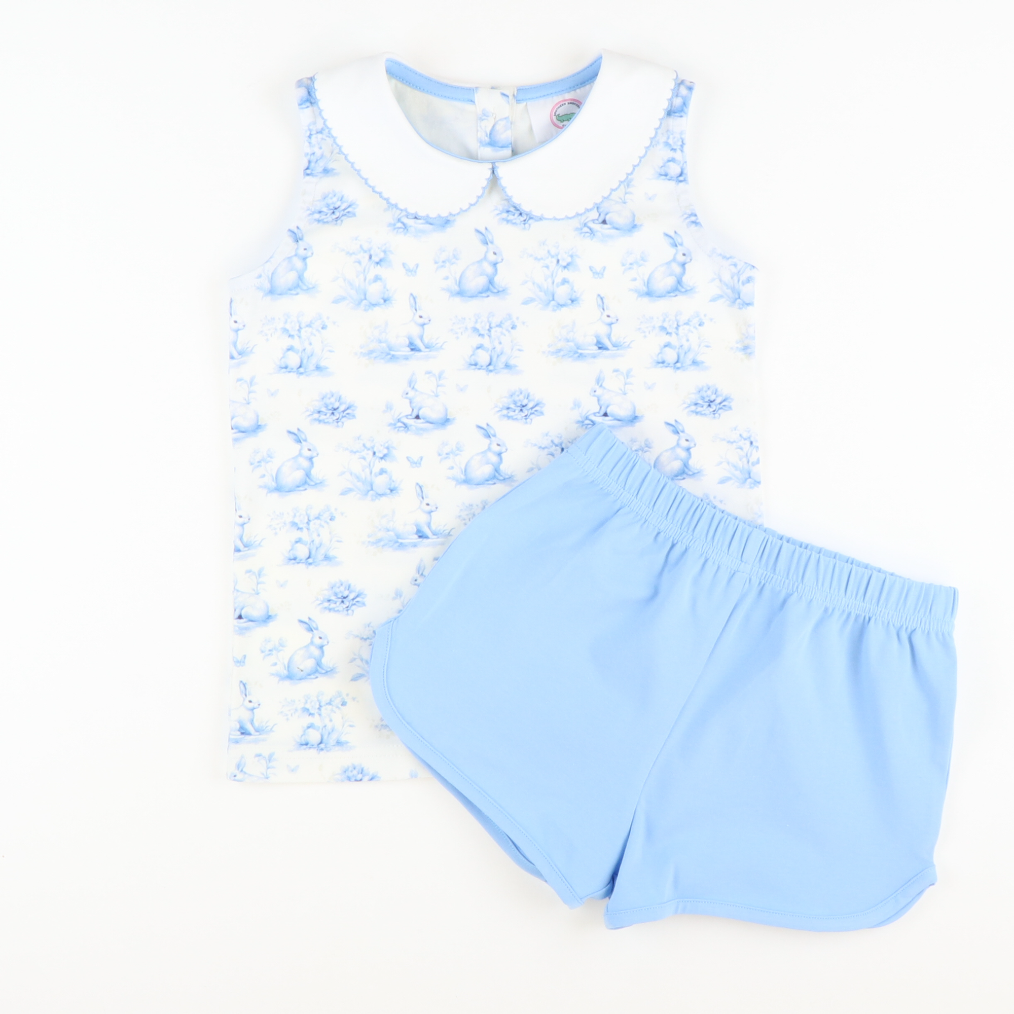 Blue Bunny Toile Girl Playset - Stellybelly