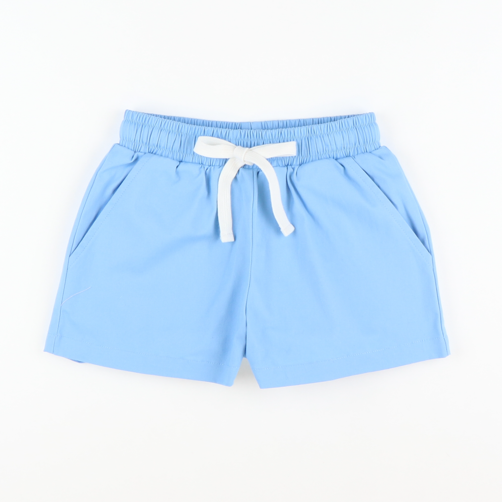 Boys Signature Twill Shorts - Caribbean Blue - Stellybelly