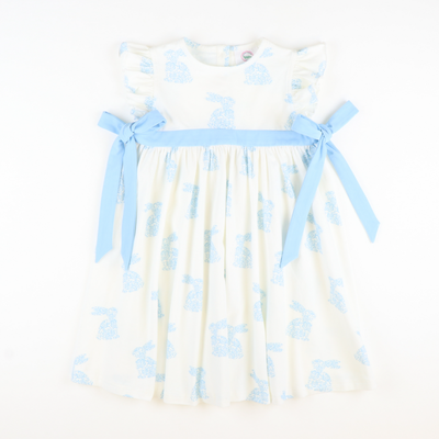 Chinoiserie Bunnies Knit Dress - Stellybelly