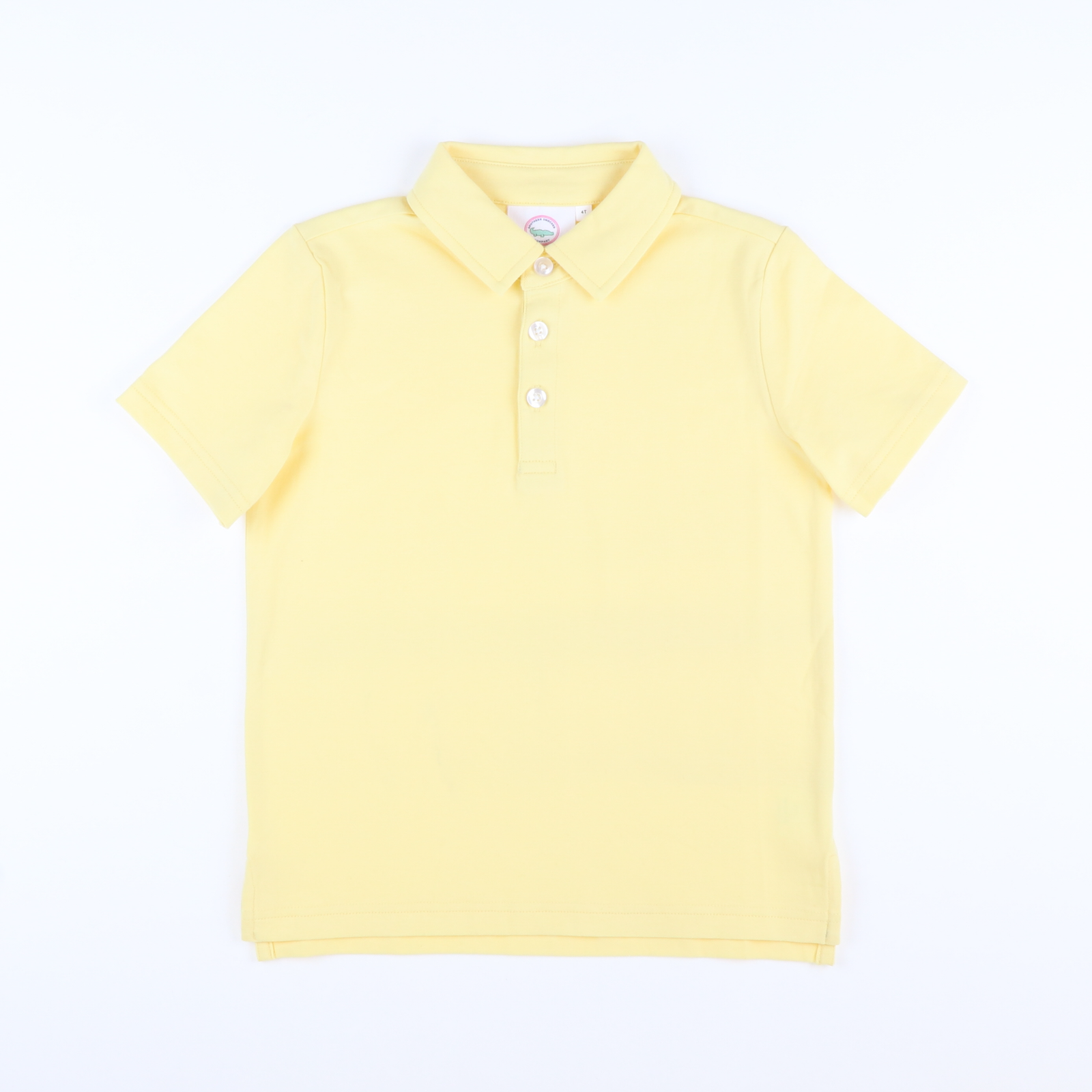 Signature Polo - Pastel Yellow Knit