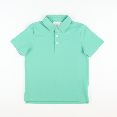 Signature Polo - Seafoam Green Knit