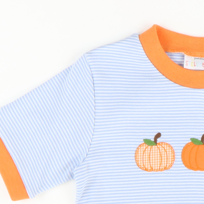 Appliqué Pumpkins Shirt & Shorts Set - Stellybelly