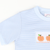 Smocked Classic Pumpkins  Knit Shirt & Shorts Set - Light Blue Micro Stripe & Light Blue Knit - Stellybelly