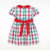 Collared Dress Christmas Party Plaid - Stellybelly