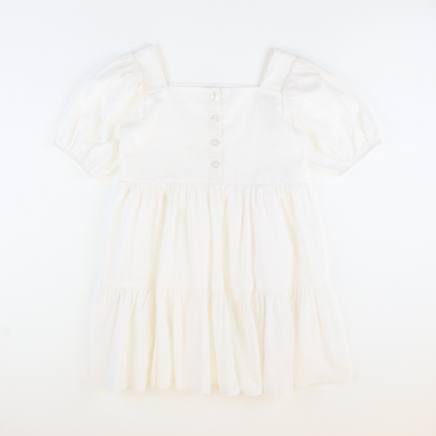 White Tiered Dress - Stellybelly