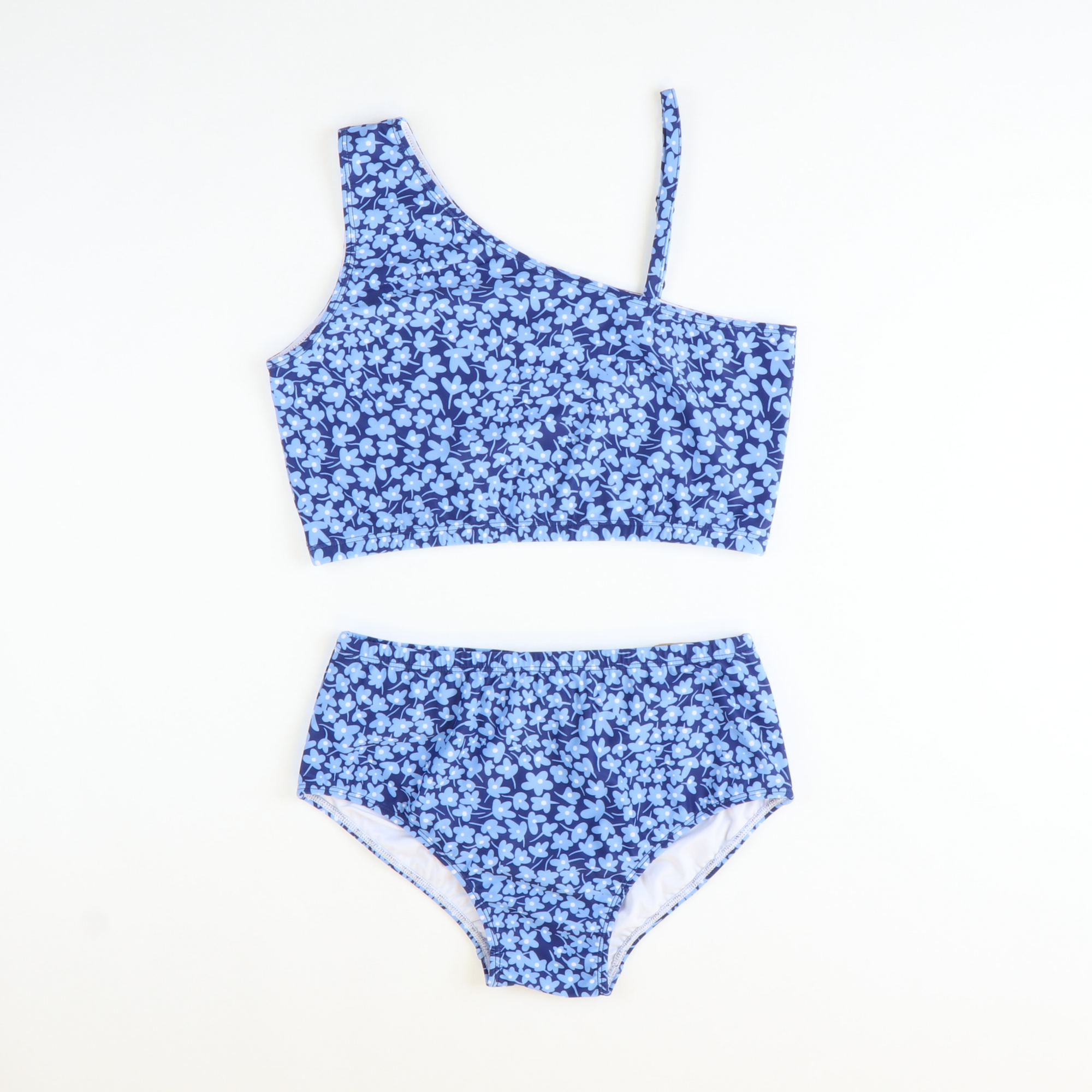 Two-Piece Swimsuit - Blue Mountain Beach Floral - Stellybelly