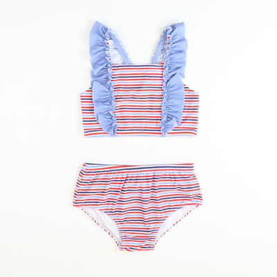 Two-Piece Swimsuit - Americana - Stellybelly