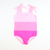 One-Piece Swimsuit - Color Block Pink - Stellybelly