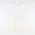 Embroidered Linen Dress - White