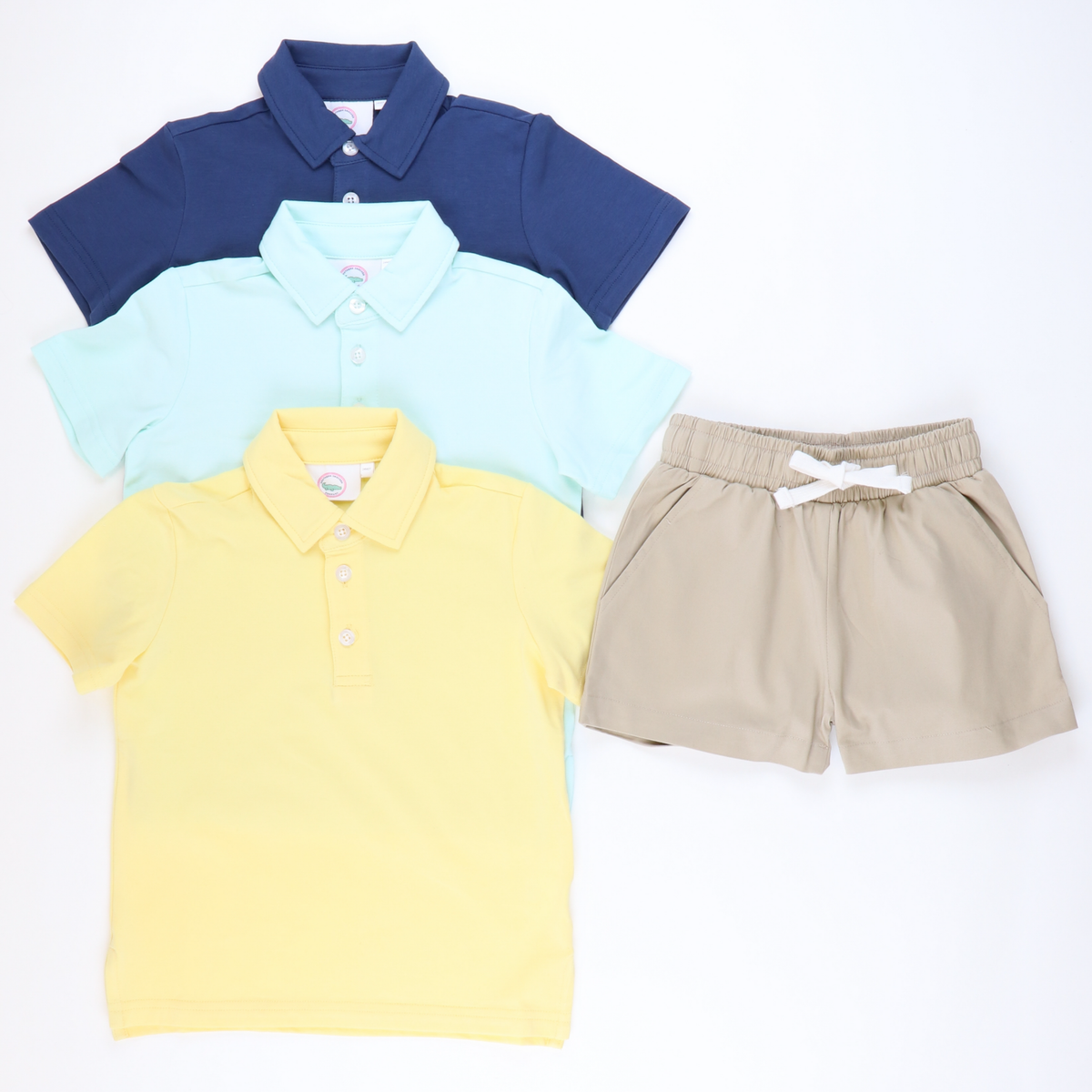 Boys Signature Twill Shorts - Stone