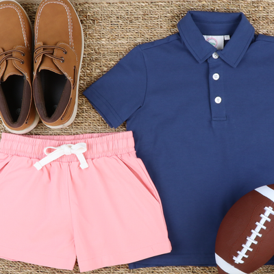 Signature Polo - Navy Blue Knit