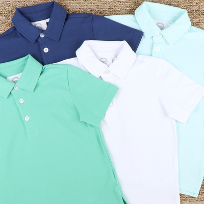 Signature Polo - Seafoam Green Knit