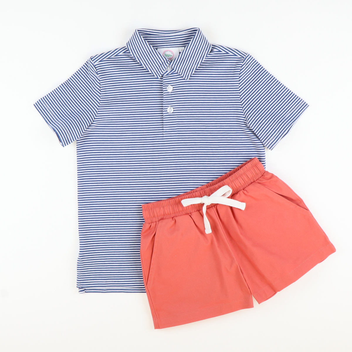 Boys Signature Twill Shorts - Nantucket Red