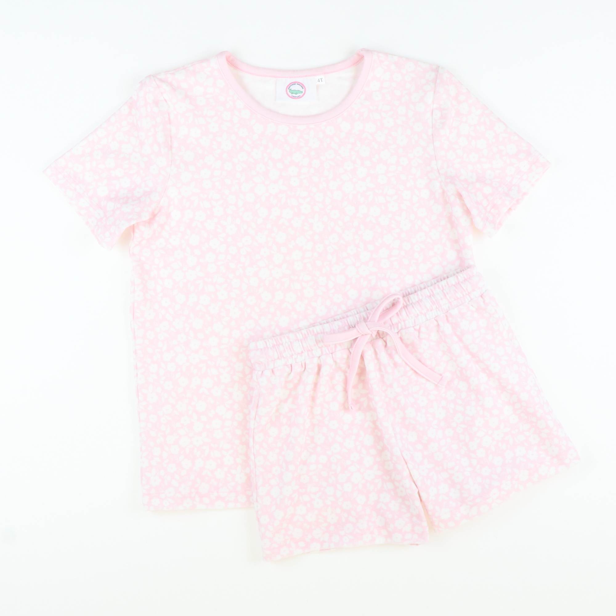 Loungewear Set - Light Pink Floral - Stellybelly