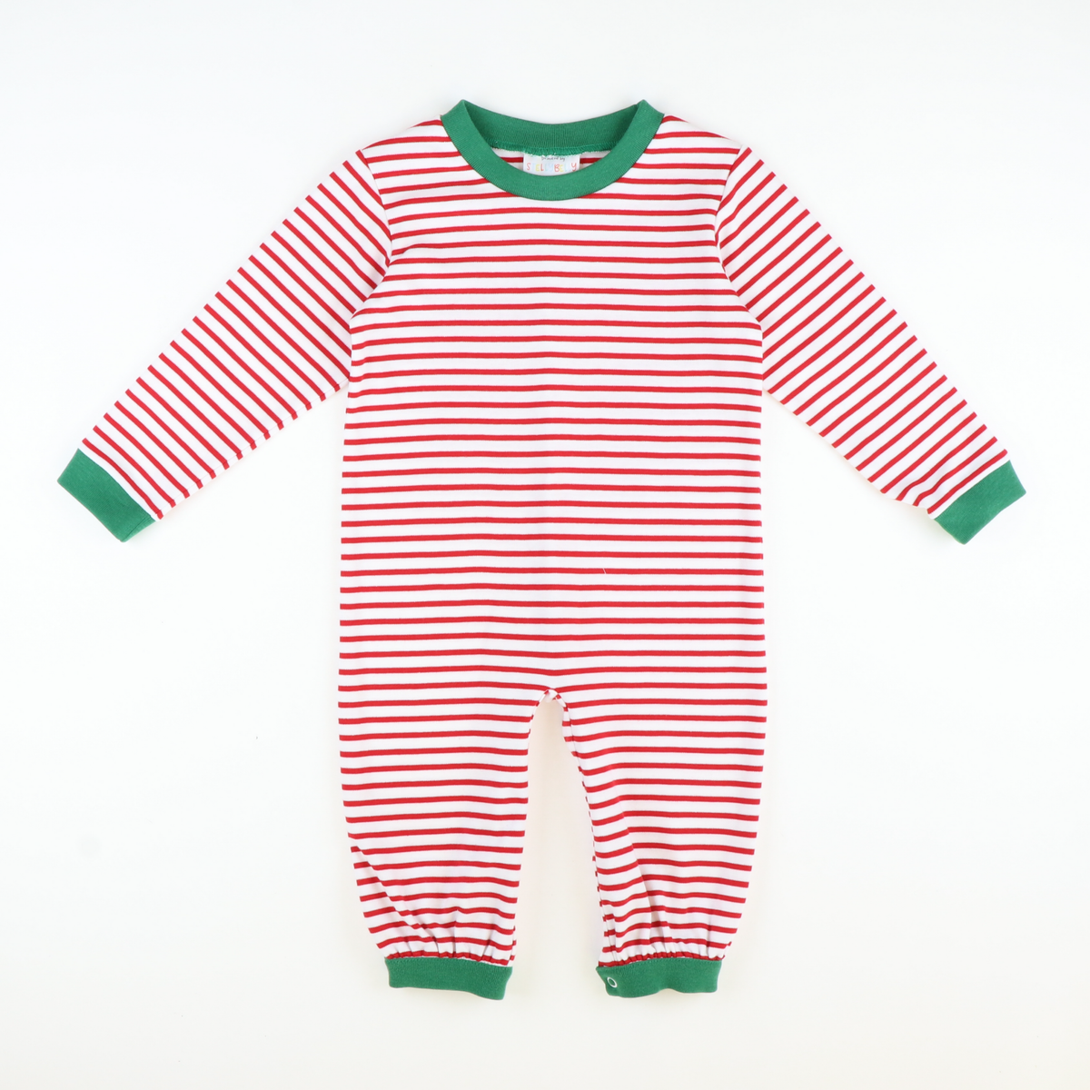 Out & About L/S Boy Long Bubble - Red Stripe Knit - Stellybelly