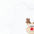 Appliquéd Reindeer Ruffle Top - White Knit - Stellybelly