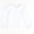Girls Classic L/S Blouse - White Pique - Stellybelly