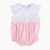 Embroidered Ruffle Girl Bubble - Light Pink - Stellybelly