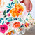 Fall Floral Knit Twirl Dress - Cream - Stellybelly