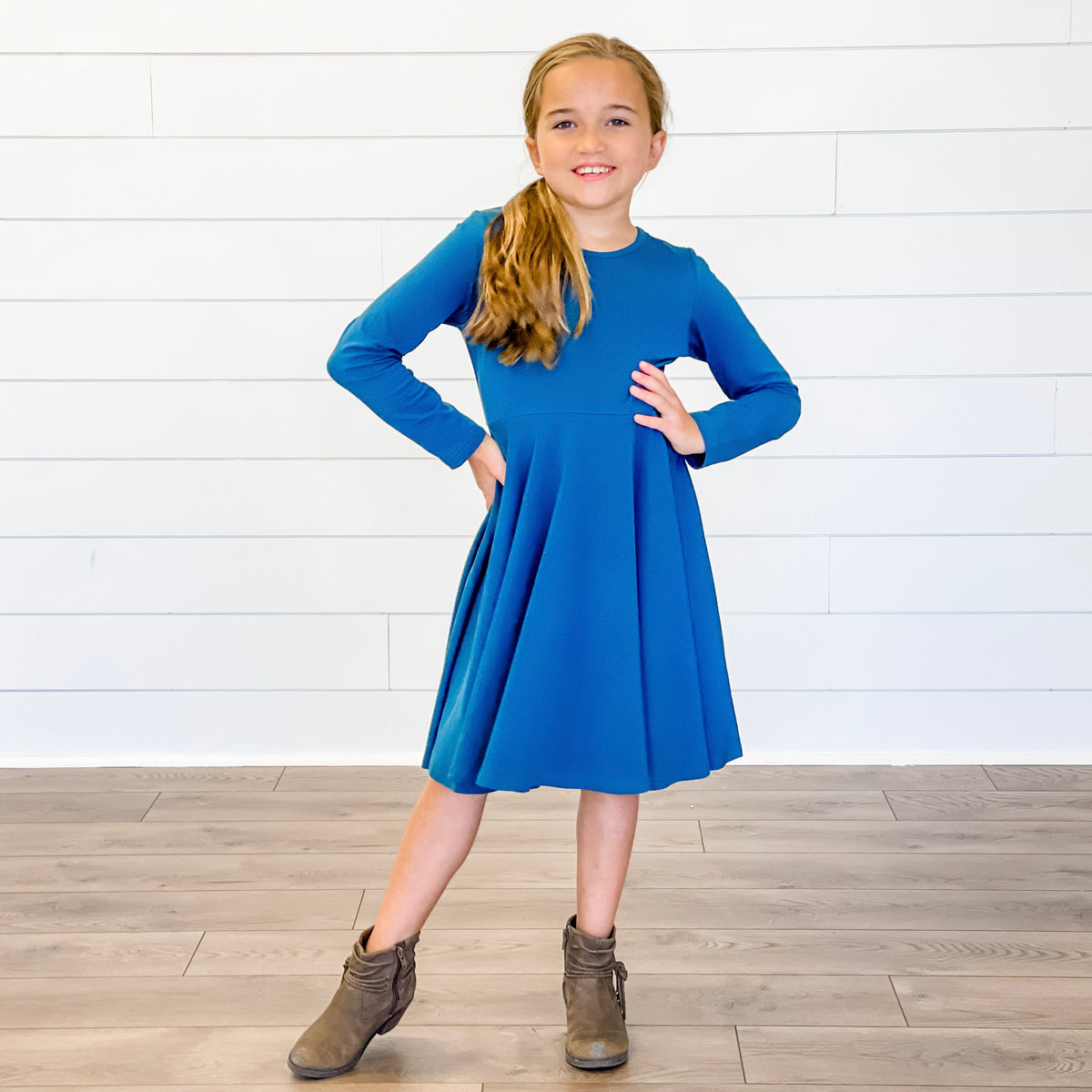 Twirl Dress - Teal - Stellybelly