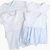 Embroidered Ruffle Dress - Light Blue - Stellybelly