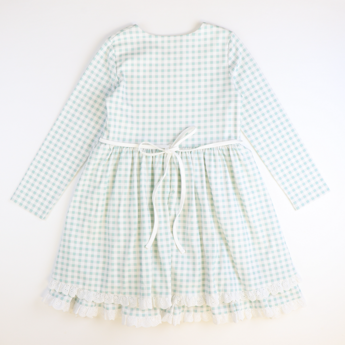 Aubrey Dress - Blue Green Check - Stellybelly