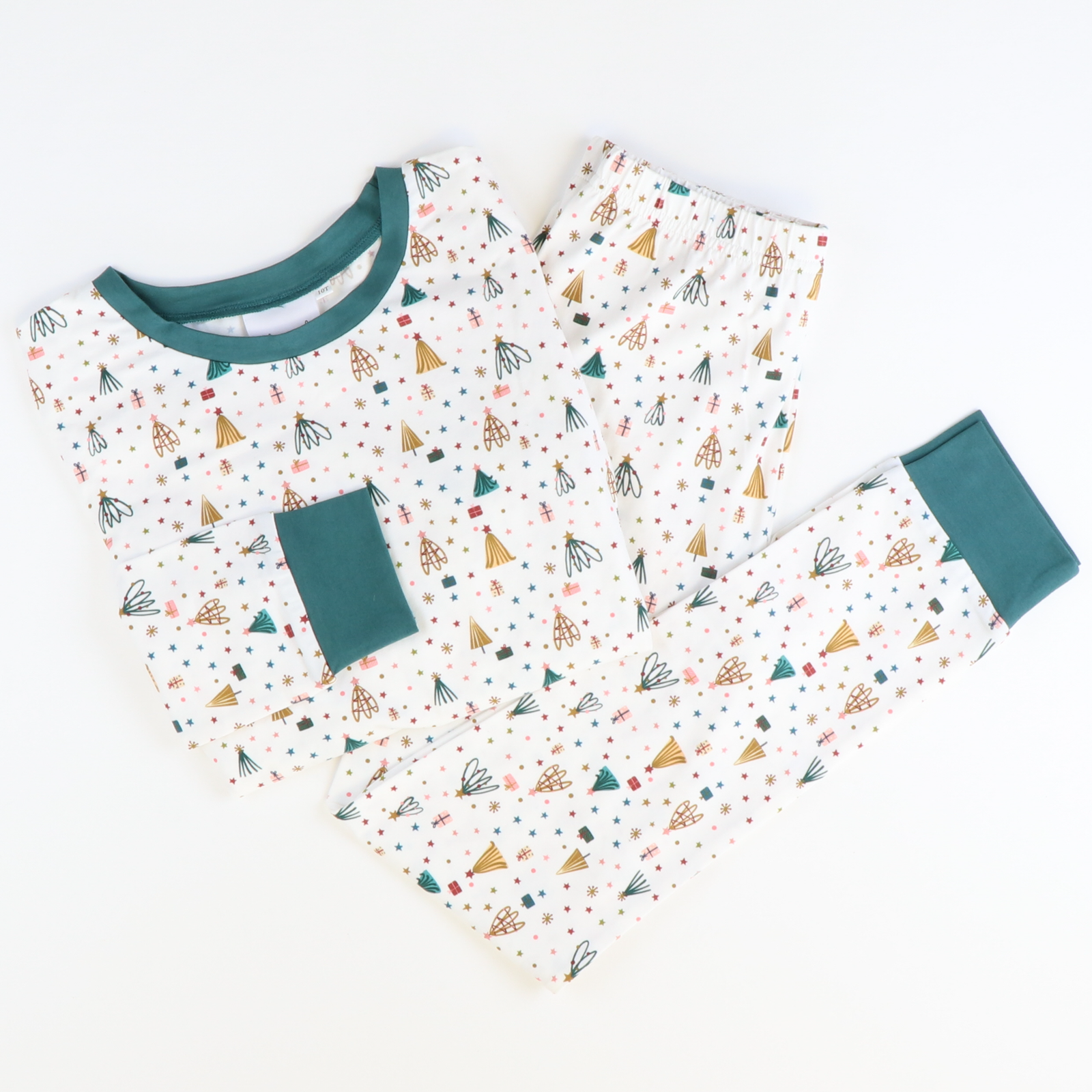 Knit Pajama Set - White Christmas Eve - Stellybelly