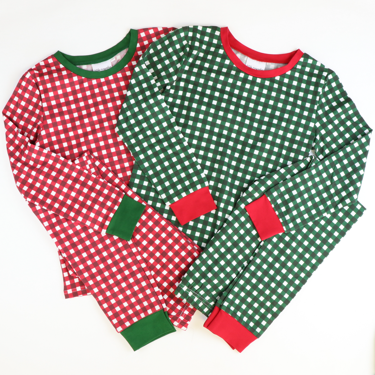 Knit Pajama Set - Evergreen Check - Stellybelly
